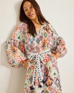 Vista Cove Long-Sleeve Midi Dress