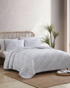 Water Leaves 2-Piece Twin Quilt Set