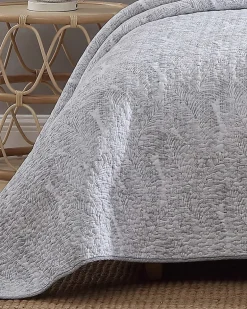 Water Leaves 2-Piece Twin Quilt Set