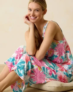 Woven Challis Tank & Cropped Pants Pajama Set